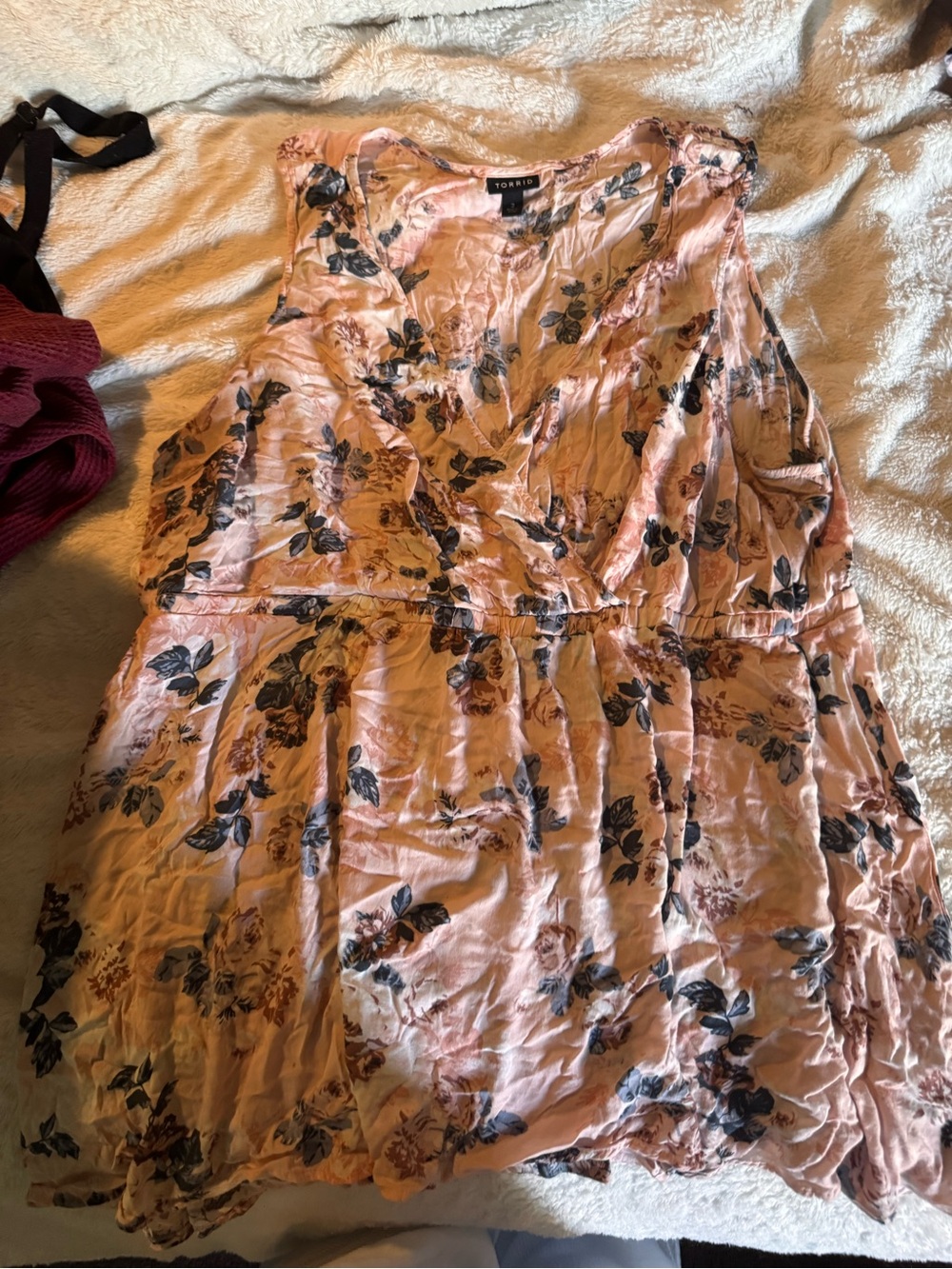 Romantic Pink Floral Sleeveless Top by torrid